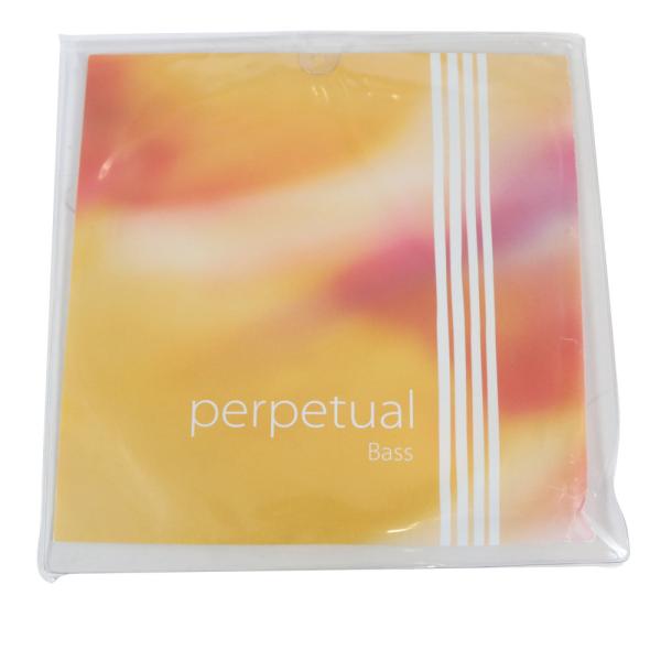 PIRASTRO ピラストロ コントラバス弦 Perpetual パーペチュアル 345520 H線 ロープコア/クロム  ・非常に柔軟なロープコアスチールストリング ・パワフルで力強い音色。 ・アルコやピチカート向けに開発された。  H線...