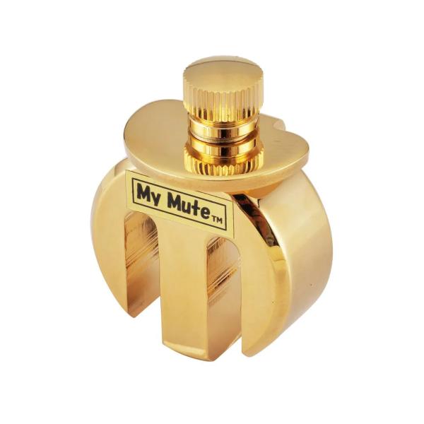 My Mute MM-V バイオリン ビオラ用消音器  My Mute（TM）バイオリン・ビオラ用 バイオリン・ビオラ用消音器 / 4/4 サイズ 高級金メッキ仕上げ、重量約65g ※本製品は4/4サイズに使用する想定で設計されています。分...