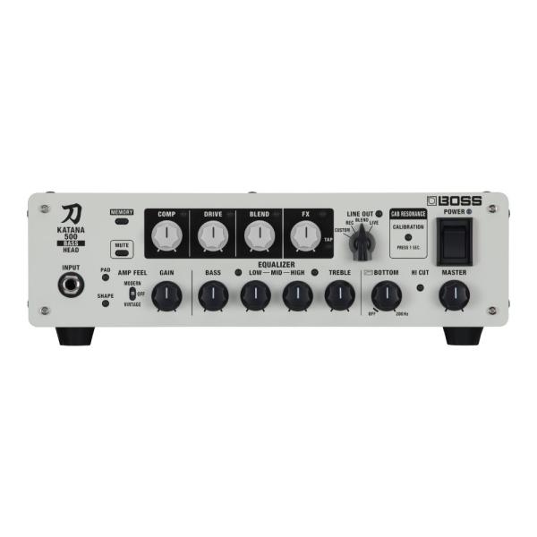 ベースアンプ ヘッド 500W BOSS KTN500B HD KATANA-500 BASS HEAD 軽量 2.8kg コンパクトなベースアンプ DIアウト USBアウト搭載