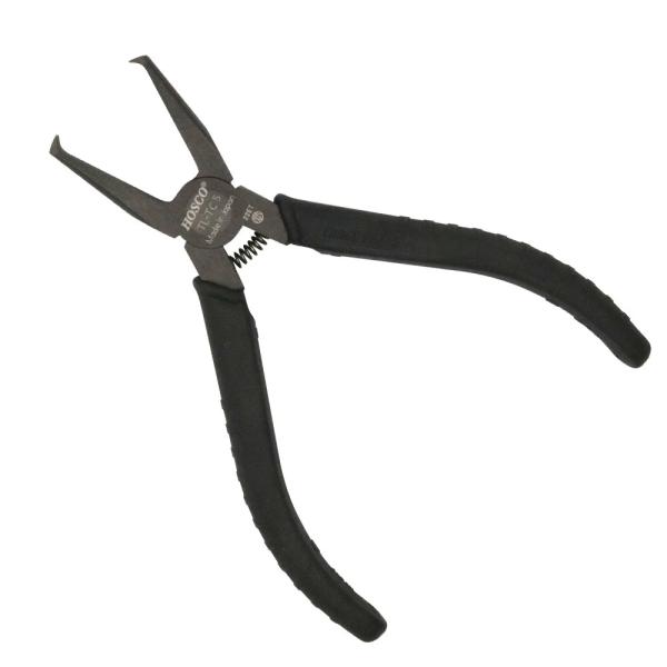 HOSCO ホスコ TL-TC5 フレットプラー  リフレットのときに便利なフレットプラーです。 刃幅が狭い構造のため細かく刃を喰い込ませることができるので、フレットを抜く時に出る木くずを少なくすることができます。 TL-TC5は、刃部の奥...