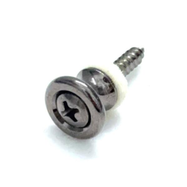 Famous フェイマス EP-B1  CK コスモブラック ウクレレ用ストラップエンドピン  ボディエンド（ボディ下部）やネックのヒールに取り付けてストラップを使用するためのパーツです。 コスモブラック：EP-B1（CK）