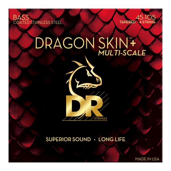 他サイト： DR DRAGON SKIN＋ Stainless for Bass DBSM-45 マルチスケール 45-105 極薄コーディング エレキベース弦の商品画像