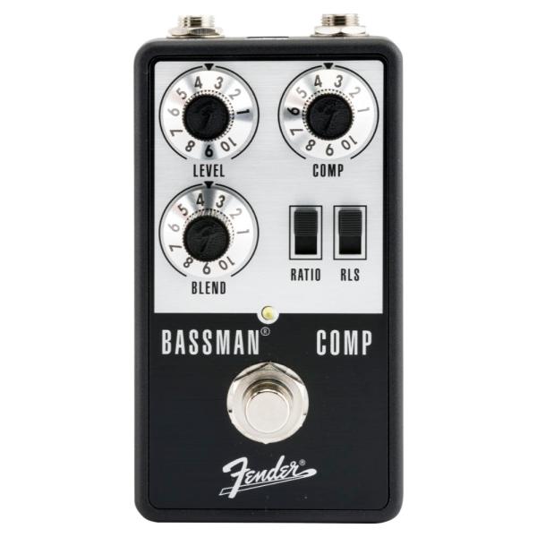 Fender フェンダー Bassman Compressor コンプレッサー ベースエフェクター  Bassmanペダルは、あらゆるベースに対応する、多彩なエフェクトをラインナップしています。Fenderのローエンドシグナルプロセッシング...