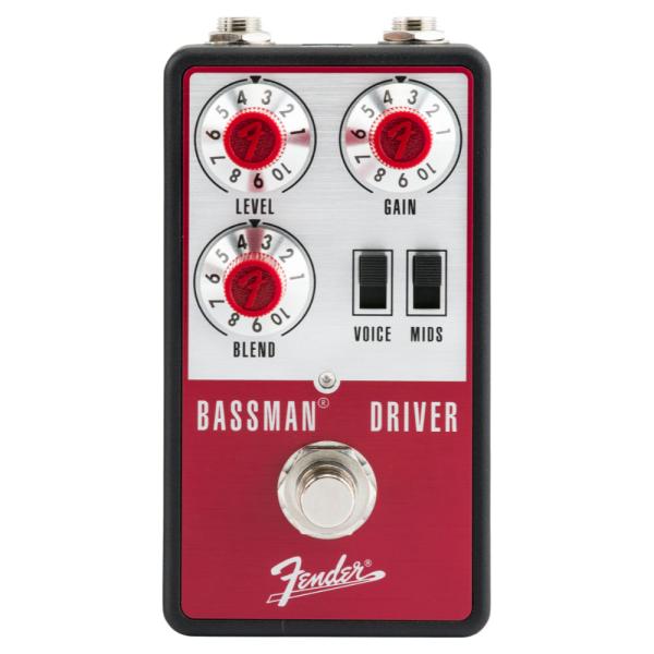 Fender フェンダー Bassman Driver オーバードライブ ディストーション ベースエフェクター  Bassmanペダルは、あらゆるベースに対応する、多彩なエフェクトをラインナップしています。Fenderのローエンドシグナルプ...