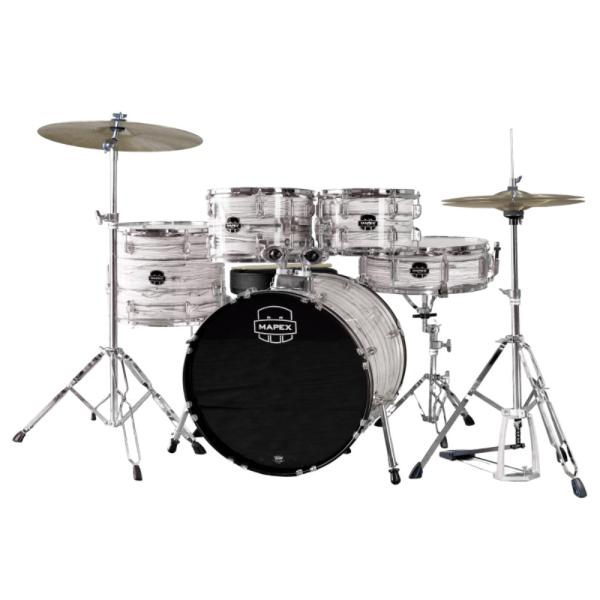 MAPEX メイペックス COMET DRUM SET CM5294FTCFI White Marble Wood 