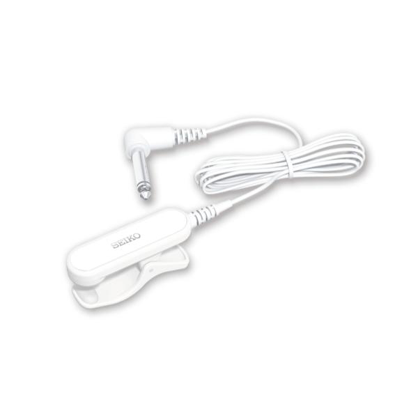 SEIKO セイコー STM30WH チューナーマイク コンタクトマイク ホワイト  スマートなデザインで耐久性も大幅にアップしたチューナー用ピックアップマイク。 楽器に取り付けて振動をチューナーに入力する「ピックアップマイク」おしゃれなデ...