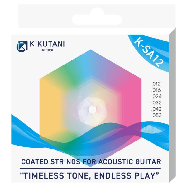 KIKUTANI キクタニ K-SA12 コーティング弦 アコースティックギター弦  KIKUTANI STRINGS K-SA12は、ギタリストに新たな演奏体験を提供するために登場した最新のアコースティックギター弦です。 高品質な原材料と...