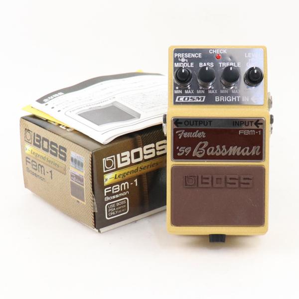 ほぼ新品 BOSS ’59 BASSMAN ベースマン FBM‐1 エフェクター Boss FBM-1 Fender Bassman - エフェクター専門店【EffectorShop