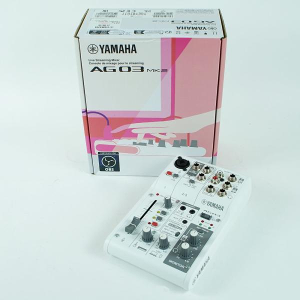 【YAMAHA】AG03 mk2 【中古品】しゅーさん専用✨ YAMAHA 【中古】 ミキサー ヤマハ AG03 mk2 W ライブ