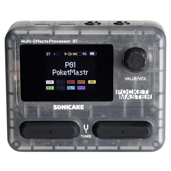 ソニケーキ Sonicake Pocket Master QME-10TBK クリアブラック マルチエフェクター  Pocket Master（ポケットマスター）は、コンパクトなマルチエフェクターで、強力な回路設計と高品質なデジタルエフェク...