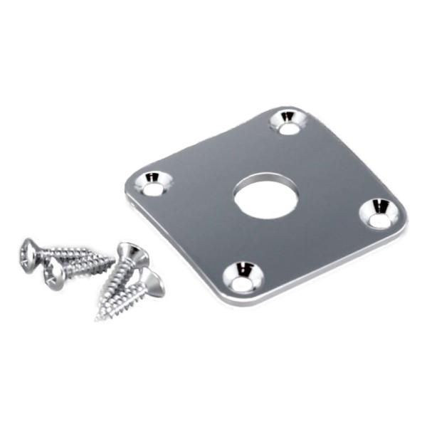 ゴトー GOTOH JCB-4C ジャックプレート クローム  ※ギターパーツの取り扱いには、相応の技術と知識が必要になります。自己責任にて、取り扱い可能な方のみ、ご検討下さい。個人的に取り付け時に起った、楽器及びパーツの破損・損傷等につき...