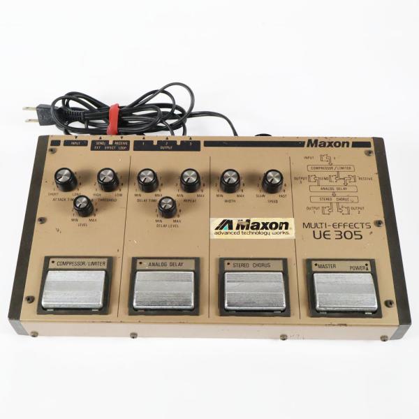 MAXON 中古 マルチエフェクター UE305 コンプレッサー アナログ