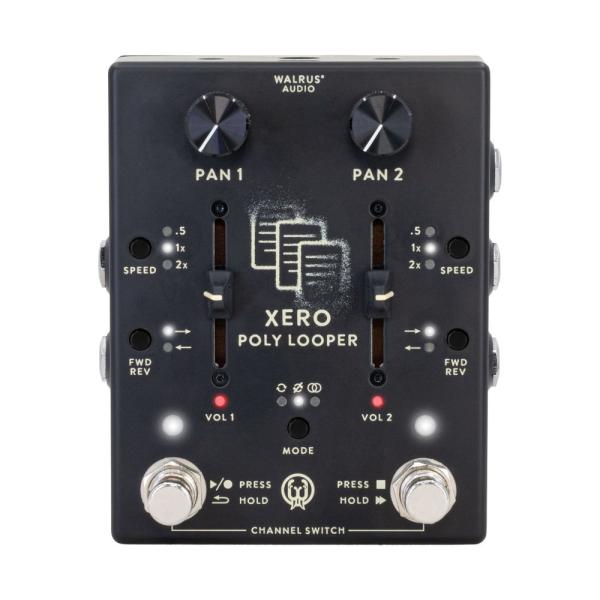 WALRUS AUDIO ウォルラスオーディオ WAL-XPL #B Xero Polylooper Black デュアルチャンネル ルーパー エフェクター