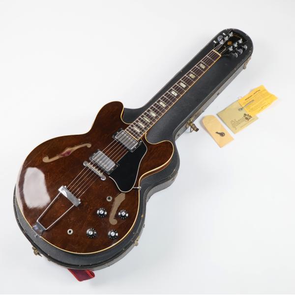 (中古) エレキギター　ブラウンウッドカラー　本体のみ Gibson（ギブソン） 中古 エレキギター GIBSON ES-335TD Walnut 1975年