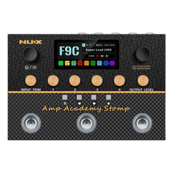 NUX ニューエックス Amp Academy Stomp アンプモデラー マルチエフェクター ギターエフェクター