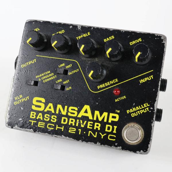 【中古】サンズアンプ ベースドライバーDI TECH21 SansAmp BASS DRIVER DI 旧仕様 ベース用DI プリアンプ  TECH21 SansAmp BASS DRIVER DI 旧仕様 の中古品です。  使用感のあるコ...