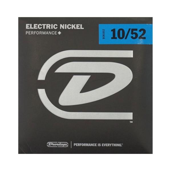 JIM DUNLOP DEN1052 Light/Heavy エレキギター弦です。※製造時期によって、パッケージデザインが掲載画像と異なる場合がございます。予めご了承ください。歯切れのよい高音。よりアグレッシブな中音。明確な低音。それらを今...