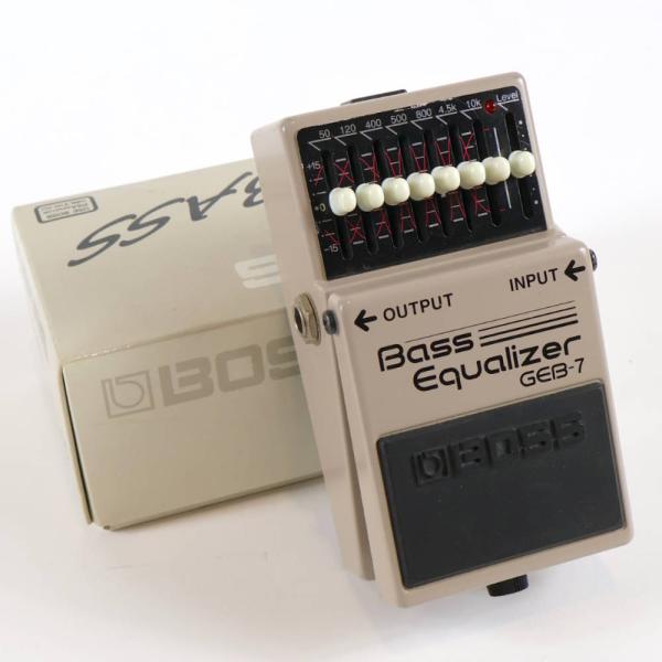 【中古】イコライザー エフェクター BOSS GEB-7 Bass Equalizer ベースエフェクター  BOSS GEB-7 Bass Equalizer の中古品です。  使用感のあるコンディションです。 商品内容：本体・箱  多少...