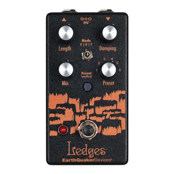 EarthQuaker Devices アースクエイカーデバイセス EQD Ledges Black Amber 限定カラー リバーブ ギターエフェクター