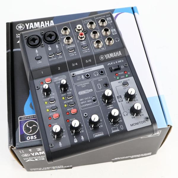 YAMAHA（ヤマハ） 中古 YAMAHA AG06 MK2 B 6チャンネル ライブ
