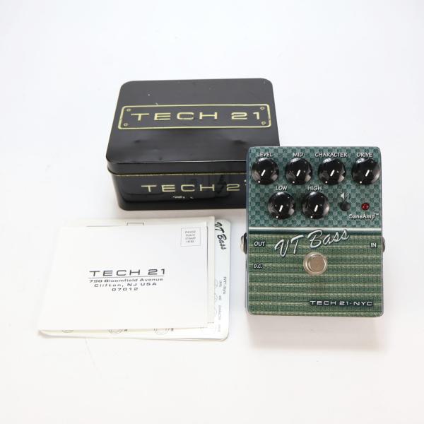 中古 ベースプリアンプ エフェクター TECH21 SansAmp VT Bass ベース用アンプシミュレーター ベースエフェクター