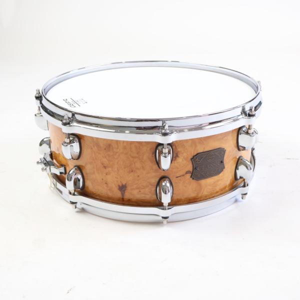 中古 DIXON ディクソン CLASSIC Maple Burl 14x5.5 スネアドラム