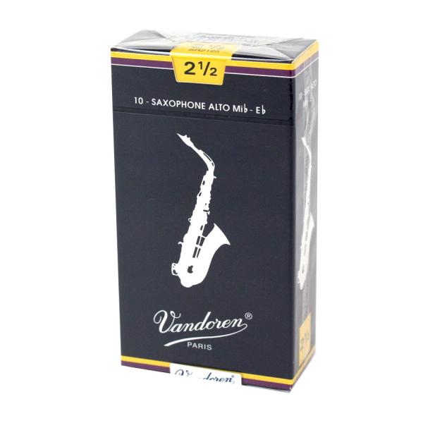 他サイト： Vandoren SR2125 アルトサックスリード トラディショナル［2.5］の商品画像