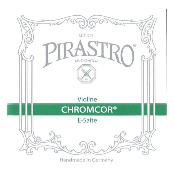 ピラストロ バイオリン 弦  E Chromcor 319820 E線 ループエンド クロームスチール PIRASTRO。スチール製バイオリン弦の定番、ピラストロのクロムコアです。4/4のノーマルサイズバイオリン用、E線ループエンドタイプに...