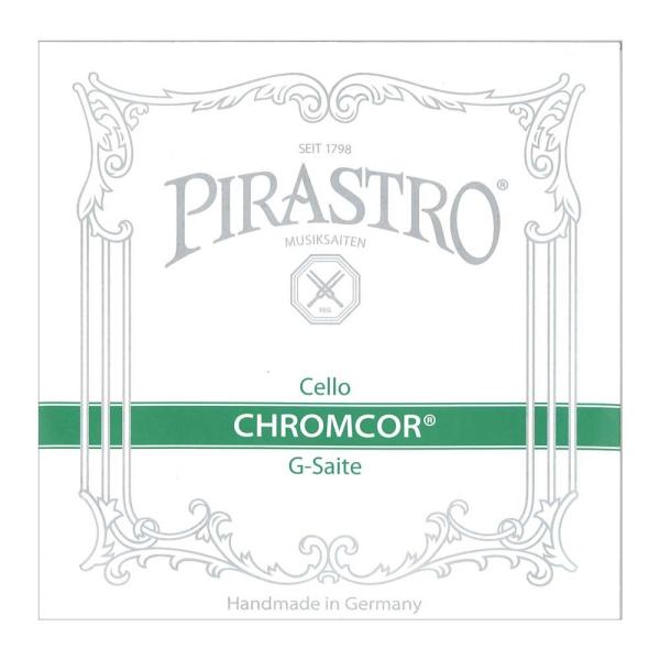 PIRASTRO Cello Chromcor 339320 G線 クロムスチール チェロ弦スチール製チェロ弦の定番、ピラストロのクロムコアです。スチール弦らしい量感と明るくクリアな音色が魅力。レスポンスの良さにも定評のある人気の高い弦です...