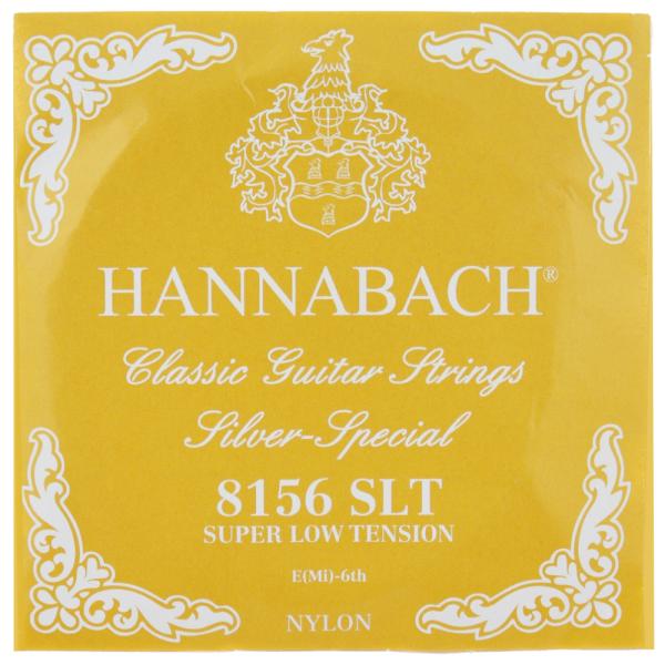 HANNABACH E8156 SLT-Yellow E/6 クラシックギター 6弦用 バラ弦 1本