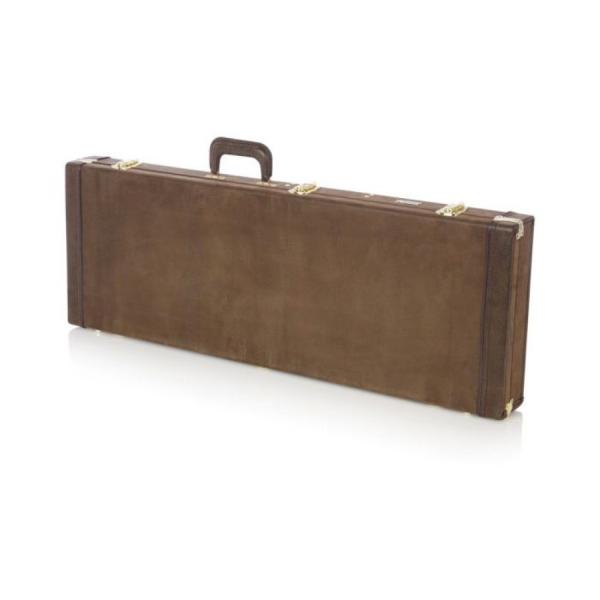 GW-ELECT-VIN Deluxe Wood Case for Electric Guitars
