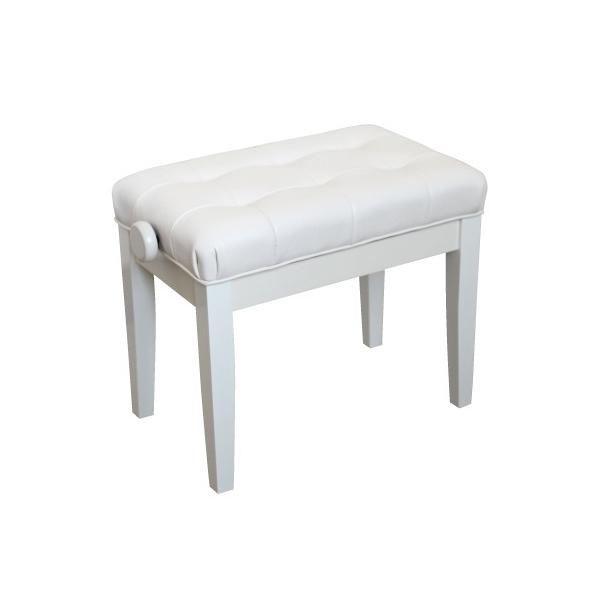 他サイト： ピアノ椅子 キクタニ KIKUTANI FS-201QZJ WHT キーボードベンチ キーボード 椅子 電子ピアノ椅子 高さ調整の商品画像