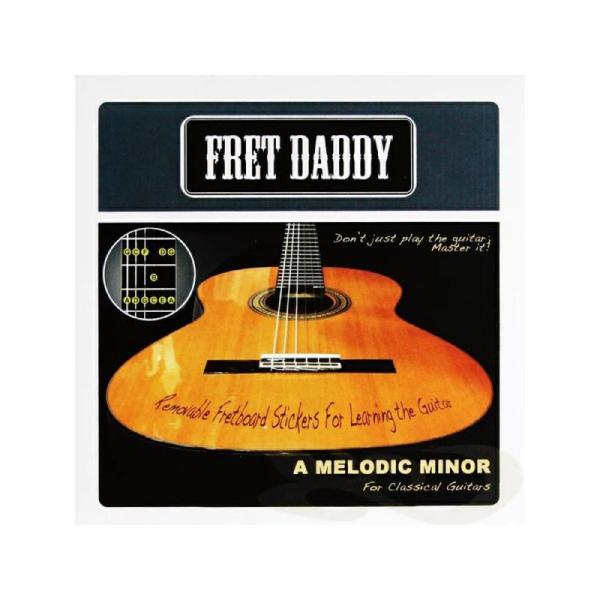 ジャズのアドリブに役立つメロディックマイナースケール(Aスケール)のシールです。スケール教則シール x 3枚（1〜12フレット分）Fret Daddyスケール教則シールを使うことで、ギター、ベースのスケールやコードの押さえ方が視覚的に分かる...