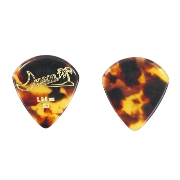 ギターピック 10枚 セット ムーン XH 1.50mm べっ甲柄 ジャズIII