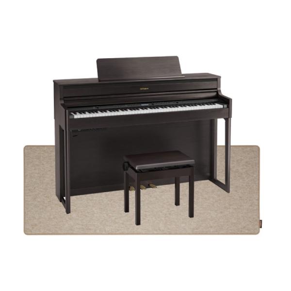 ���[�����h �d�q�s�A�m HP704�y�g���ݒu�����T�[�r�X���z ROLAND HP704-DRS ���Ꭹ�݃C�X���s�A�m�}�b�g�t�� �_�[�N���[�Y�E�b�h