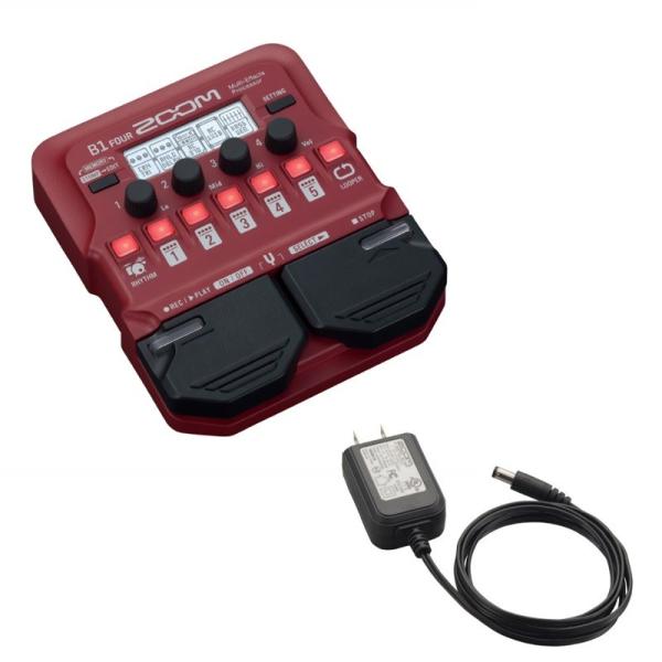 ZOOM B1 FOUR ベース マルチエフェクター 箱付 純正ACアダプター付 Amazon | ZOOM / B1X FOUR -純正ACアダプター付- ベース用マルチ