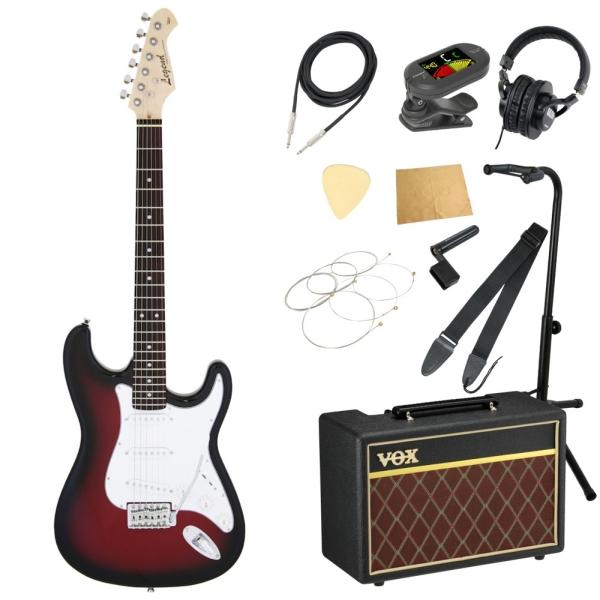 エレキギター 入門セット レジェンド LST-Z RBS VOXアンプ付き
