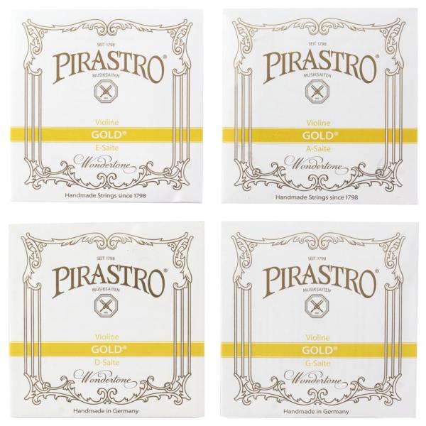 Dominant & Pirastro Gold Label バイオリン弦セット Amazon.co.jp: Violin Strings 4/4 Set (E: Gold A. D. G