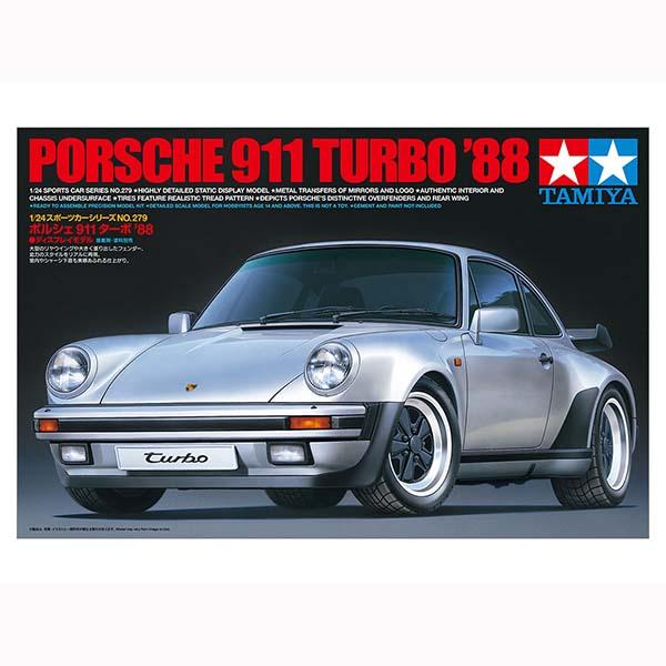 タミヤ（TAMIYA） プラモデル 車 1/24 ポルシェ 911 ターボ 88
