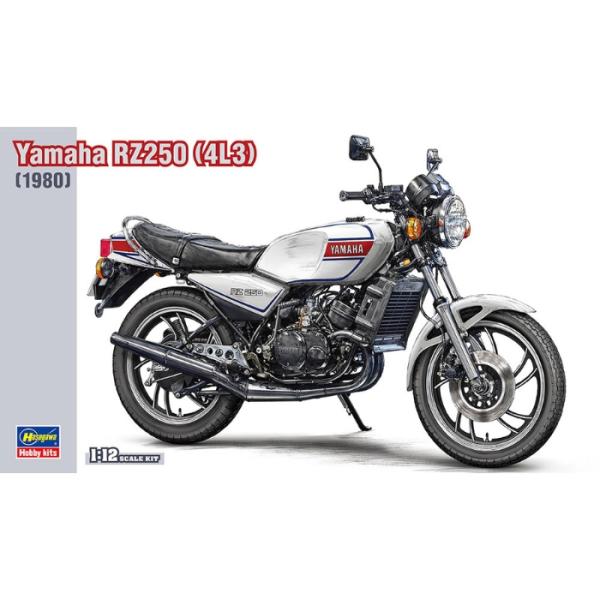 ハセガワ ヤマハ RZ250 4L3 1980 1/12スケール バイク プラモデル BK13
