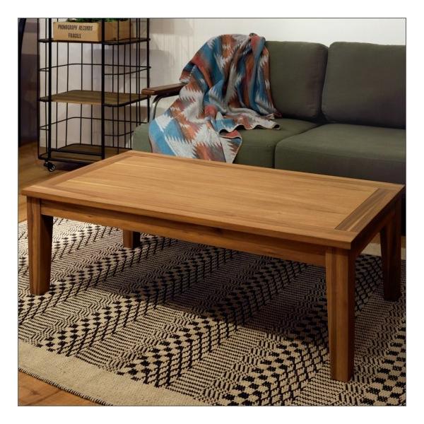 美品】ハバナ110 コーヒーテーブル アカシア×スチール 【公式通販】