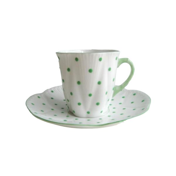 Shelley シェリー カップ＆ソーサー Polka Dots 英国 ヴィンテージ 