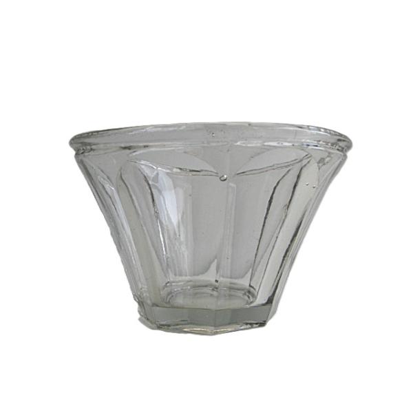 ジャムポット S フランス アンティーク 円錐形 ジャム瓶 気泡 ゆらぎ