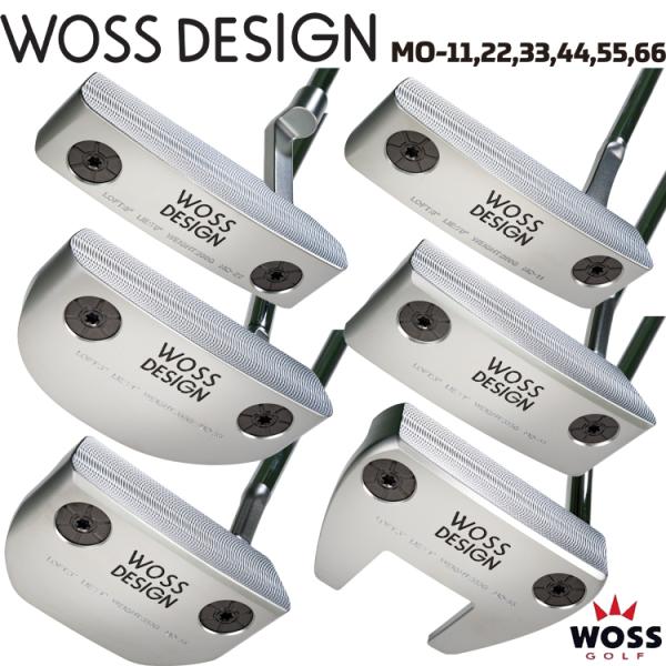 WOSS GOLF WOSS DESIGN パター 選べる 6種類のヘッド形状 軟鉄 削り出し ウォズ デザイン ブレード型 ピン型 マレット型 ネオマレット型 かまぼこ型 【NF】