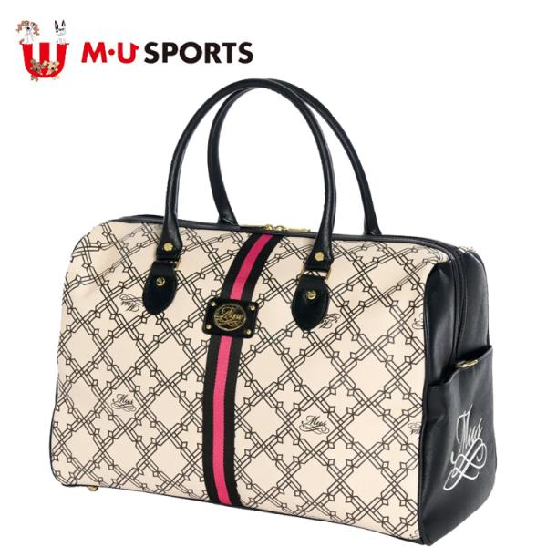 【良品】 MUスポーツ モノグラムプリント ボストンバッグ 703H6202 M・U SPORTS MU SPORTS MU スポーツ ボストンバッグ 703H6202