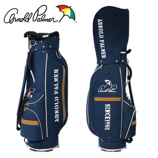 Arnold Palmer ゴルフバッグ デニム調 キャディバッグ Arnold Palmer（アーノルドパーマー） キャディバッグ APCB-14F 9.0型