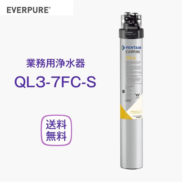 エバーピュア QL3-7FC-S 浄水器 業務用 フィルターヘッド付エ