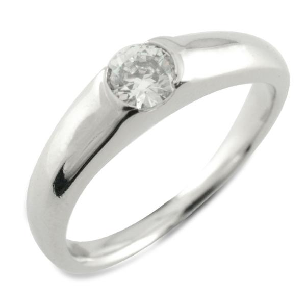 18金 リング レディース ダイヤモンドリング 指輪 婚約指輪 一粒