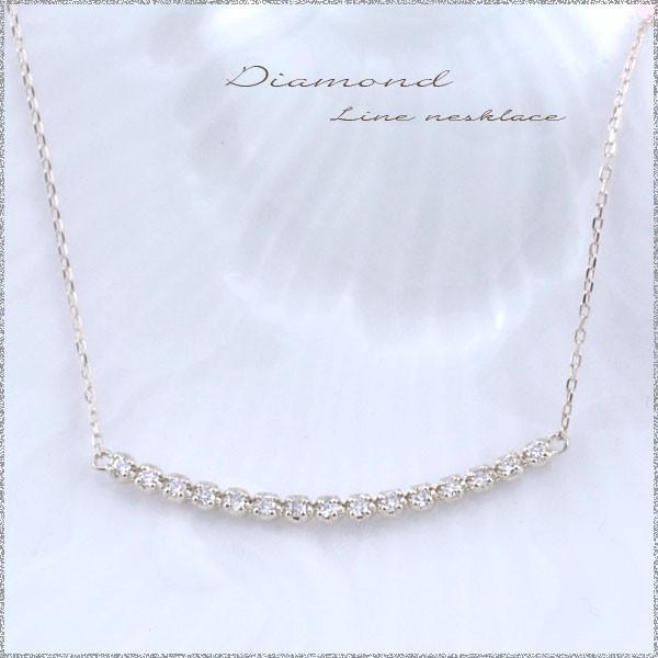 ダイヤモンド ネックレス 18金 ペンダント ゴールド ダイヤ 18k 0.1ct