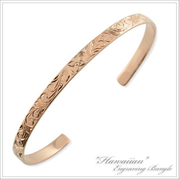 ブレスレット 18金 ハワイアンジュエリー メンズ バングル K18 18k ピンクゴールドk18 波 プルメリア スクロール 彫金 ハワイ 誕生日 プレゼント ホワイトデー Kkb 4pulugm シエロブルー 通販 Yahoo ショッピング